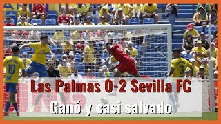 #muchodepodcast del #udlaspalmas 0-2 #sevillafc #LaLiga : Ganó y casi salvado.