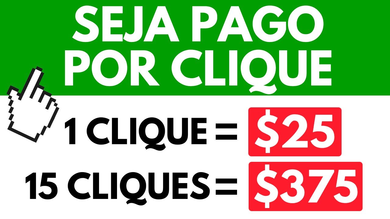 VAZOU NOVO SITE PAGANDO $25.00 POR CLIQUE | 15 CLIQUES = $375 (Ganhar Dinheiro no PayPal)