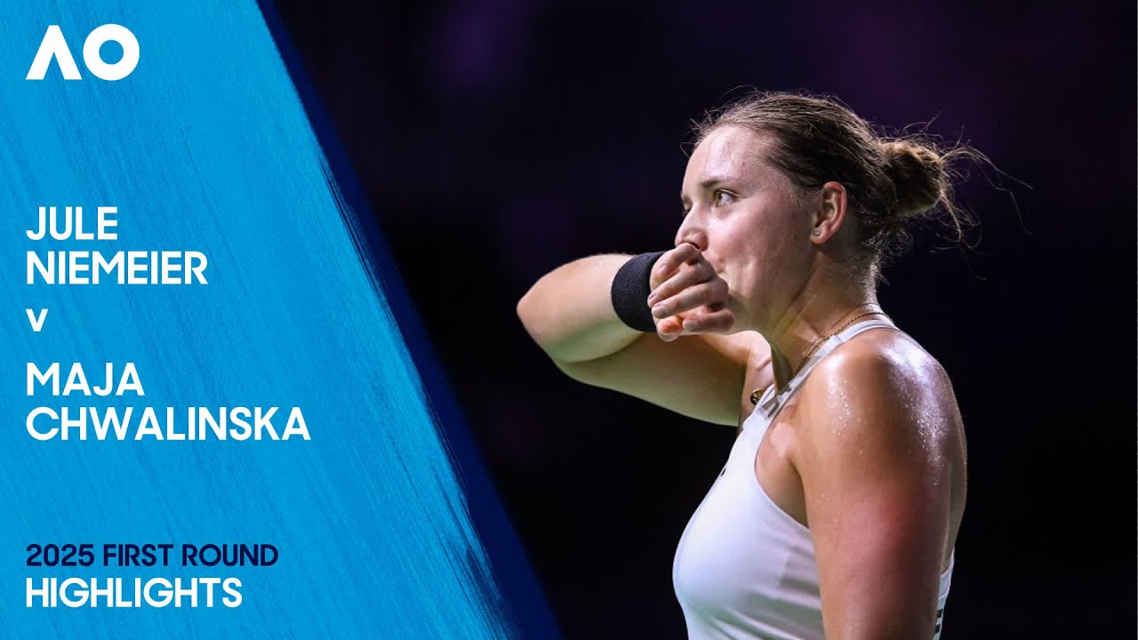 Jule Niemeier v Maja Chwalinska Highlights | Australian Open 2025 First Round