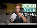 This is why coffee nerds use scales  weighing coffee beans