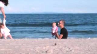 Little Boy Kisses Esmé At Beach