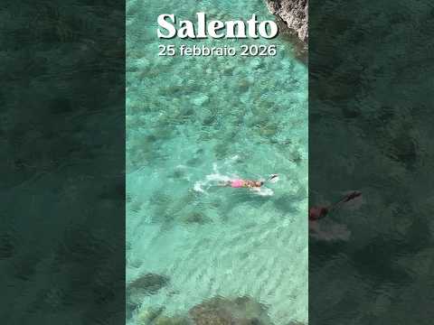 25 febbraio 2026 – Salento 😊☀️ Giornata meravigliosa di mare. #salento #puglia #weareinpuglia
