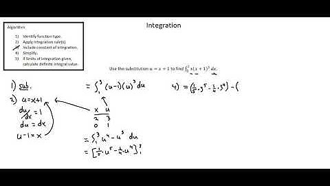 A-level Mathematics 9709: Integration using substitution example 3