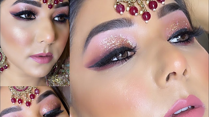Flawless Foundation Look 💗 Pink Glitter Eyes 💗 dewy skin