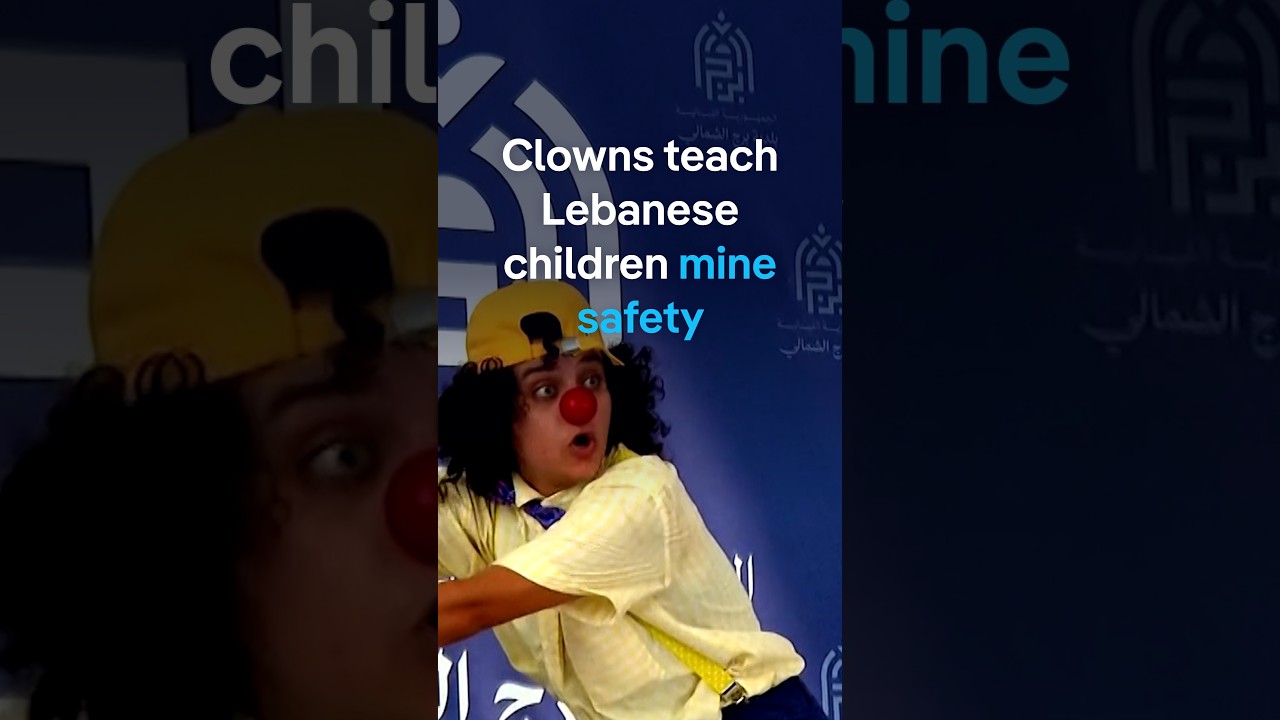 Clowns teach Lebanese children mine safety | DW News