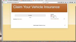 1 Minute Create Blogger Blogspot