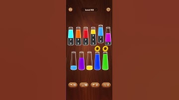 40 lvl color water sort game #colorwatergame #asmr #asmrgame #games #gameout