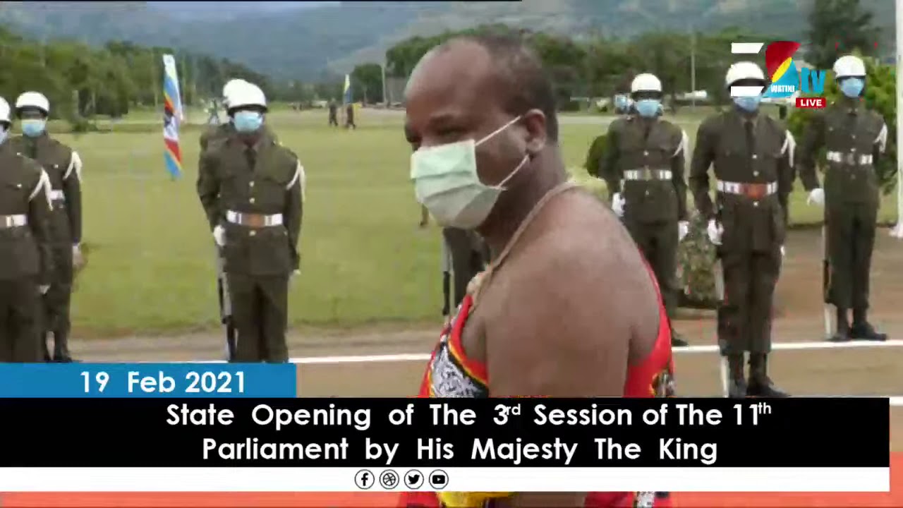 His Majesty the King has arrived for the State of the Nation Address