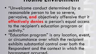 Title IX Training Video