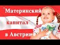 Материнский капитал в Австрии