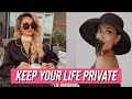 Why You Need To Keep Your Personal Life Private | Privacy Is Power 🤐