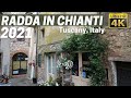 RADDA IN CHIANTI (Tuscany), Italy [walking tour] in 4k - 2021