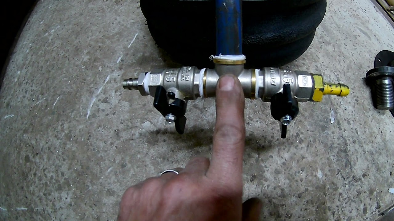 Пневмо-домкрат своими руками. - YouTube