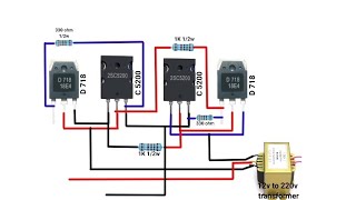 2500w inverter circuit // 12v to 220v inverter