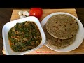 Spinach curry with rotlaflat millet bread my style  mchicha na mkate wa mawele mumtaz hasham