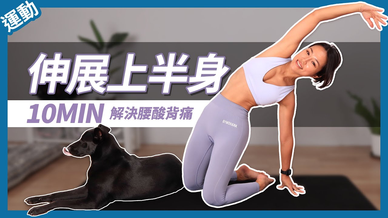 10分鐘 拉筋動作｜腰酸背痛的上肢伸展運動 10 MIN UPPER BODY STRETCH ROUTINE