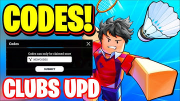 *NEW* ALL WORKING CLUBS CLANS UPDATE 6 CODES FOR RACKET RIVALS! ROBLOX RACKET RIVALS CODES