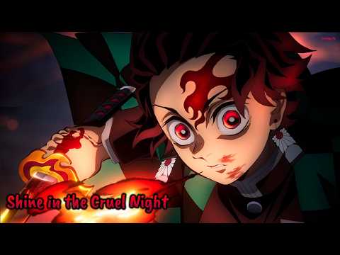 『Lyrics AMV』 Demon Slayer: Infinity Castle Theme Song - Shine in the Cruel Night / LiSA