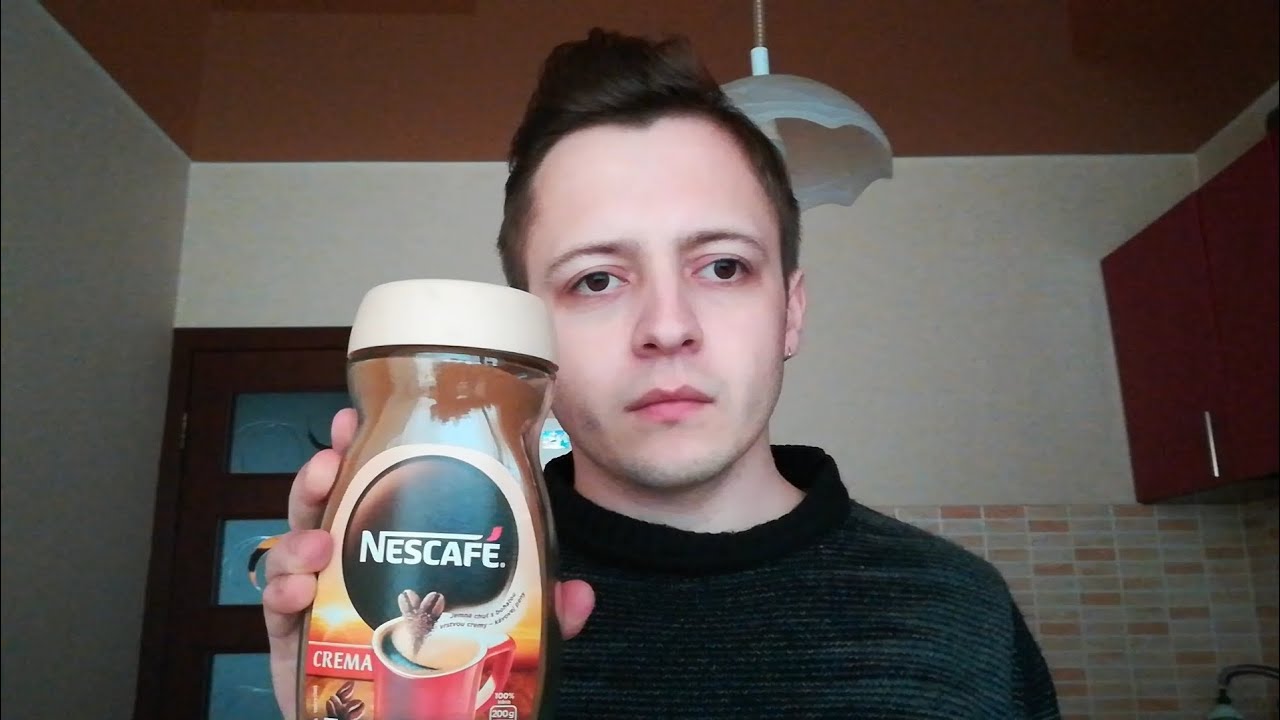 МУКБАНГ КОФЕ НЕСКАФЕ КРЕМА NESCAFE CREMA