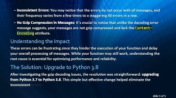 Resolving Google Cloud Function Gzip Decoding Issues: An Upgrade to Python 3.8
