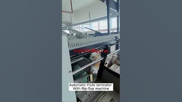 Automatic Flute laminator with flip-flop machine