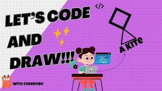 Virtual Robot Drawing Tutorial for Kids (Step-by-Step) | Kite Shape