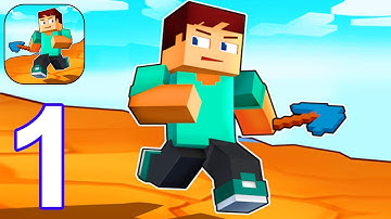 Craft Runner - Miner Rush: Building and Crafting - Gameplay Part 1 All Levels 1-9 (Android, iOS)