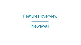 AppsBuilder.PRO Features overview Newswall