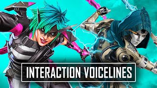 New Season 21 Interaction Voicelines Between Everyone  Apex Legends