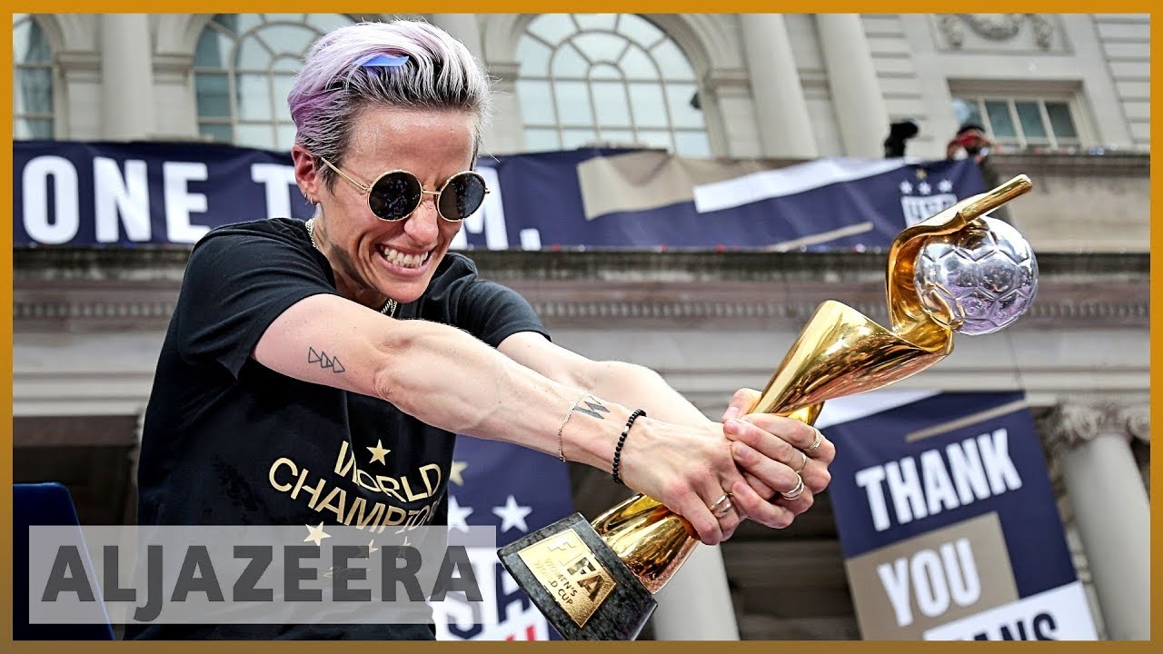 New York parade: US women's football team celebrate