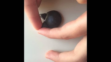 Polymer clay-black cat