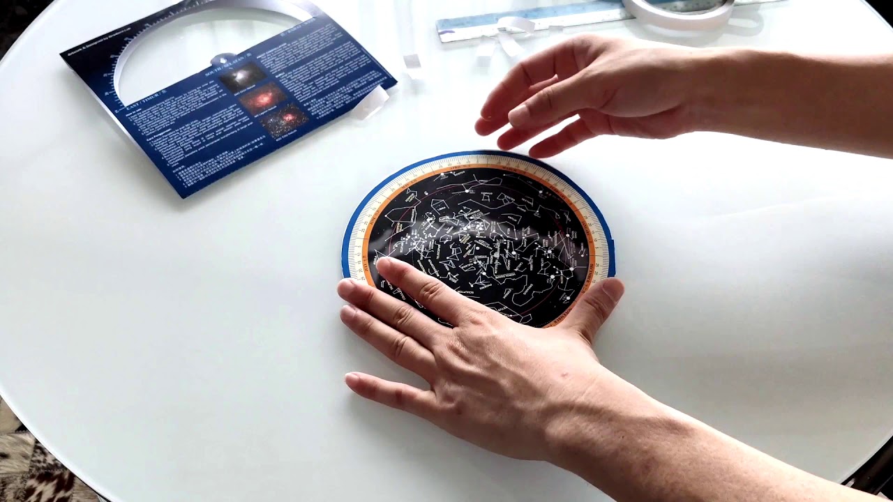 Homemade Planisphere DIY Planisphere - YouTube