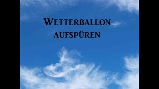 Wetterballons Aufspüren