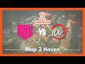 KRU vs 100T | VCT Americas Stage 1 Groups | Map 2 Haven