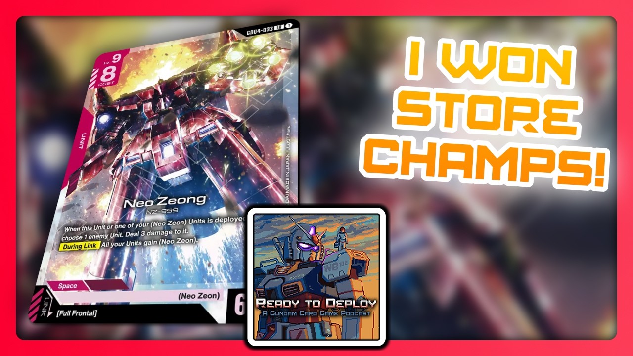 I WON Store Championships with R/W Neo Zeong | Gundam Card Game