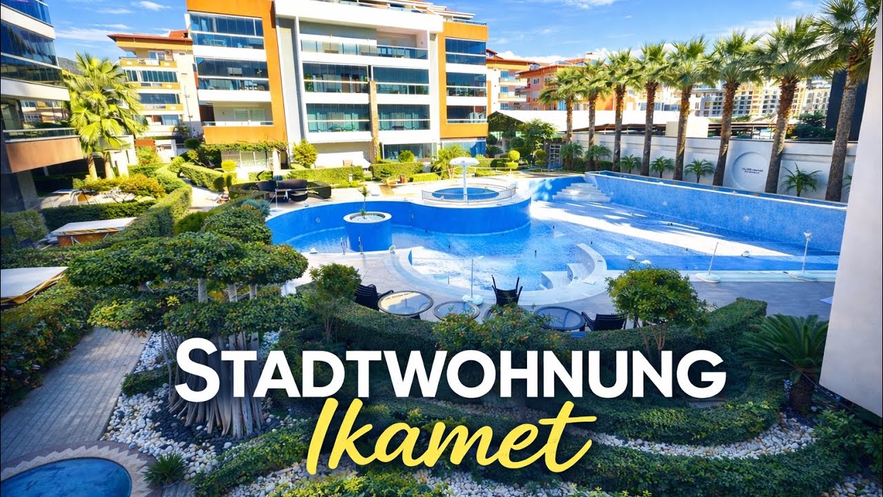 Alanya City Apartment – Ikamet & exklusive Poollandschaft