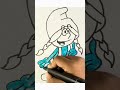 How to Draw Smurfette 💙 Easy Step-by-Step Tutorial I