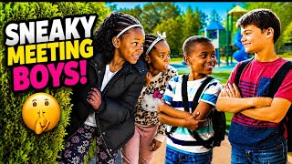 SNEAKY SIBLINGS SNEAK OUT THE HOUSE TO MEET BOYS AT THE PARK THEY INSTANTLY REGRETS IT
