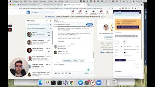 Linkedin Messaging and 100Hires com Chrome extension