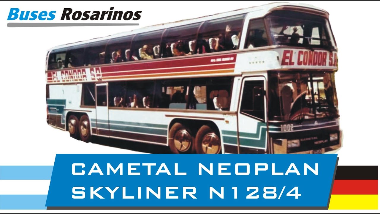 Cametal Neoplan Skyliner  1980 - Historia del Omnibus de dos pisos en Argentina -