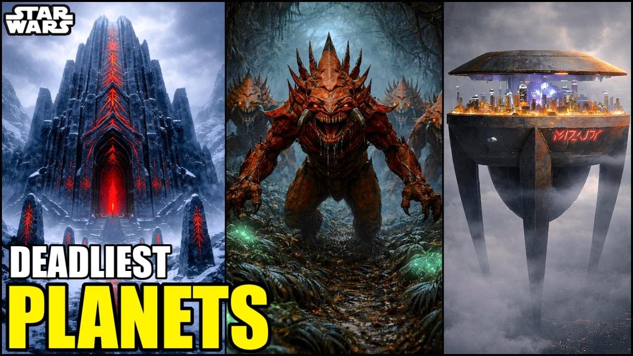 Deadliest Planets of the Star Wars Galaxy - Lore Video Compilation (3 Hours)