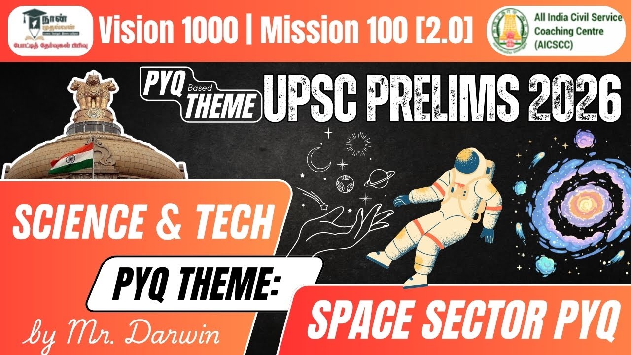 Science & Tech | Space Sector | PYQ THEME by Mr. Darwin