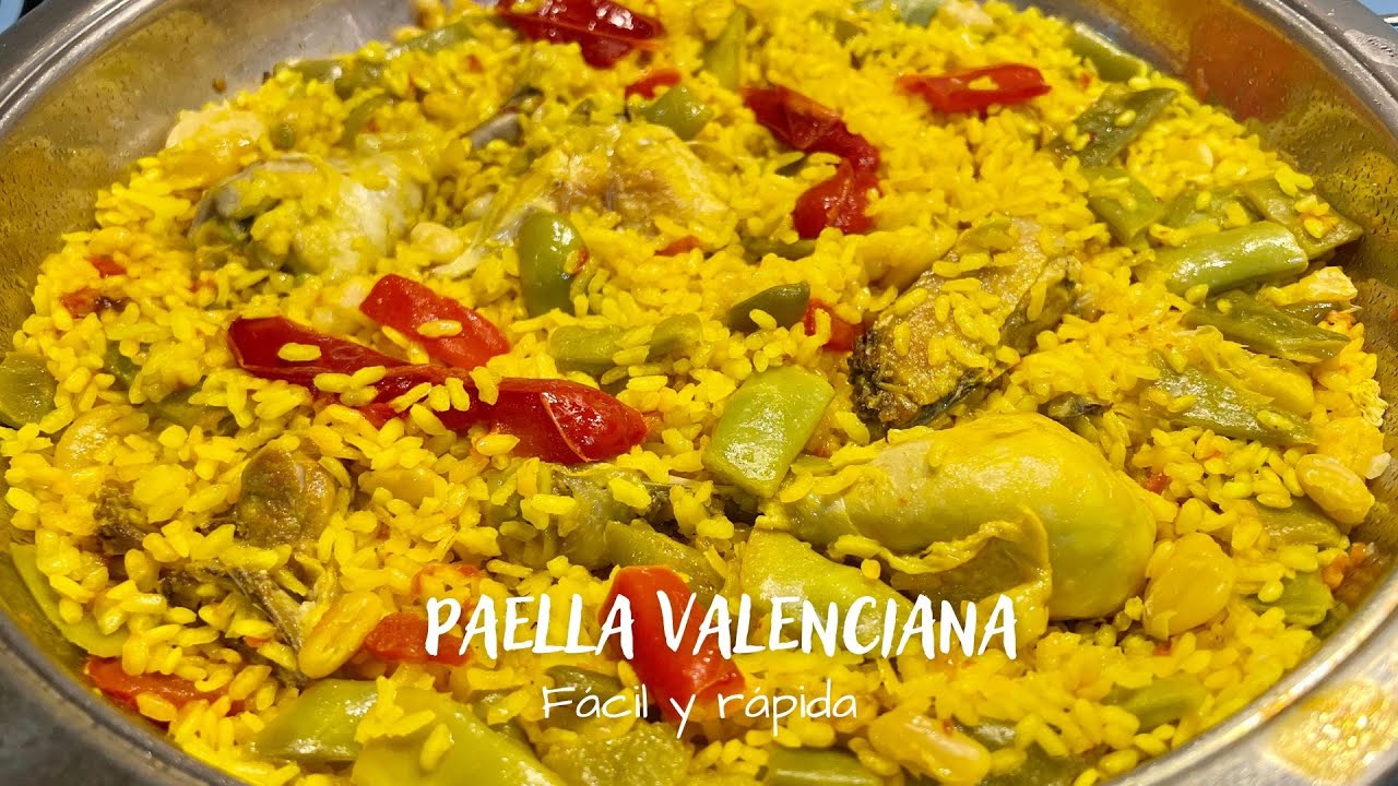 Paella 🥘 valenciana fácil y rápida con AMC