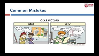 Common mistakes in literature review