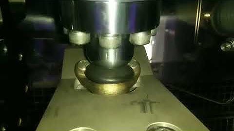 Rubber Durability Test in the Process.