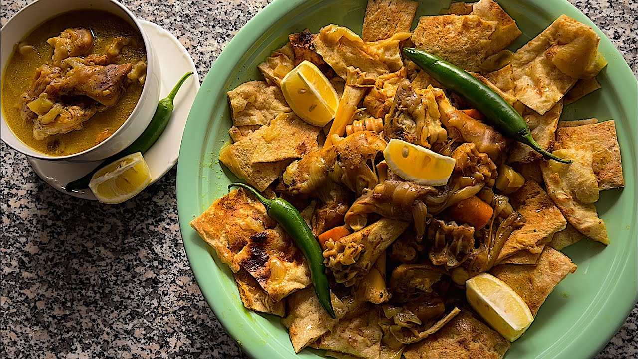 كراعين على الطريقة الخليجية | باجة - YouTube