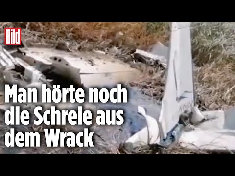 Deutsche Familie stirbt bei Flugzeug-Absturz in Namibia