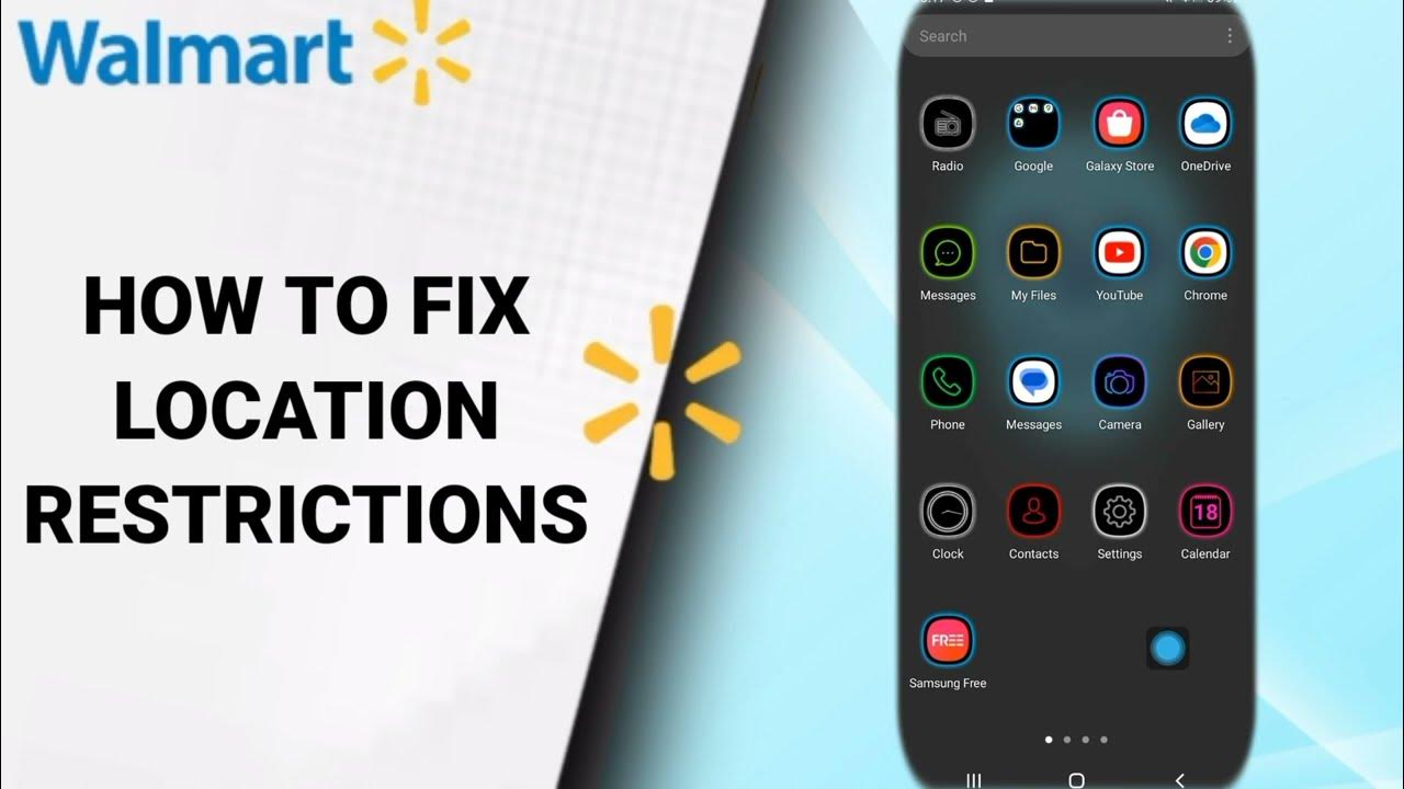 How To Fix Location Restrictions On Walmart Shopping And Savings App