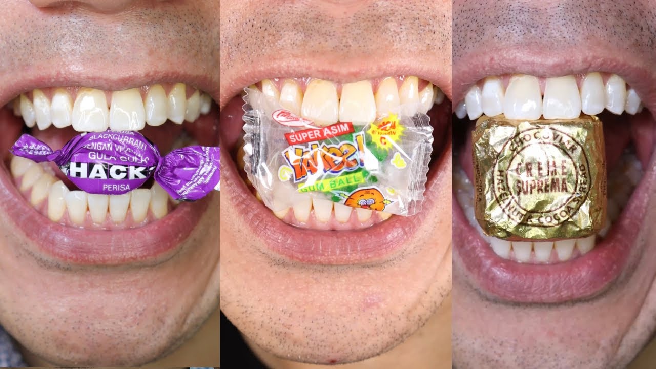 ASMR Compilation : HACKS Blackcurrant, Yakee Candy, Venchi Chocolate 
