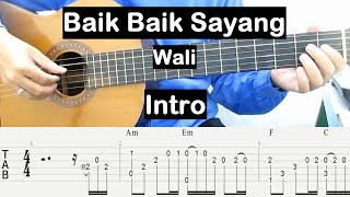 Belajar Gitar Baik Baik Sayang Wali (Intro) Tutorial Gitar Pemula Kunci Gitar Mudah